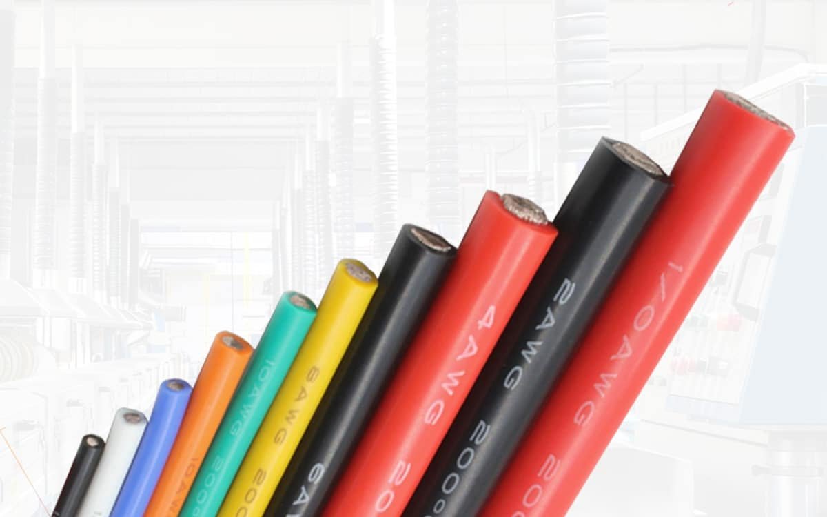 HULK high-temperature silicone wires in multiple AWG sizes and vibrant colors, featuring tinned copper conductors and heat-resistant insulation for lithium battery, automotive, and industrial applications.