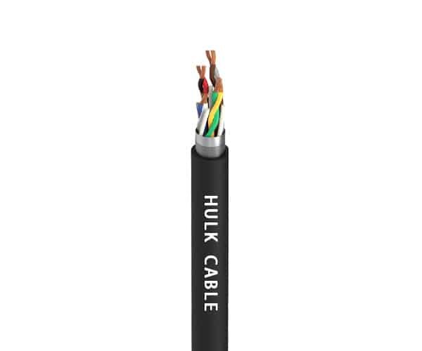 Continuously Flexible Shielded Halogen-Free PUR Data Cable for Drag Chains