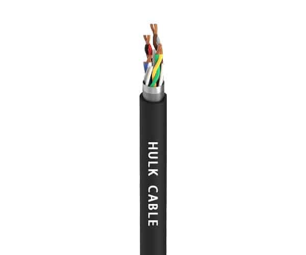 High-Flex Shielded Halogen-Free TPE/PUR Data Cable for Long-Travel Drag Chains