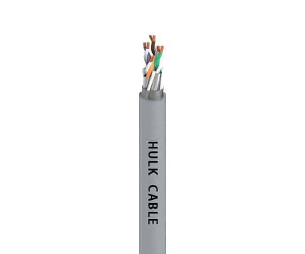 Shielded Twisted Pair Semi-Rigid PVC Data Cable 300 V