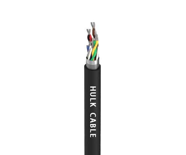 High-Flex TPE/PUR Data Cable with Colored Cores for Continuous Motion