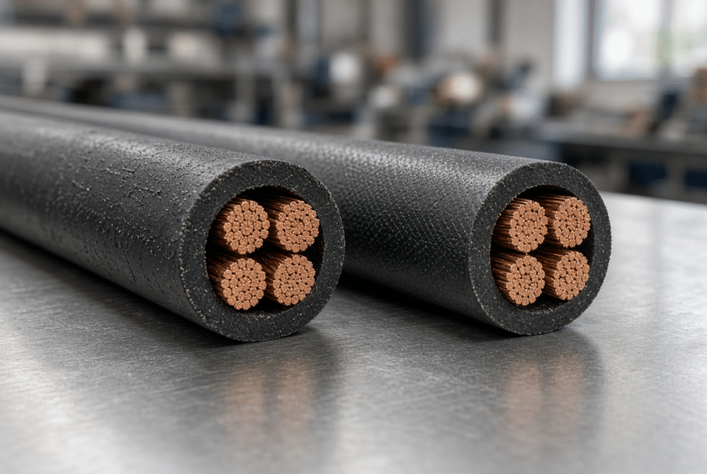 Industrial TPU and PUR cable jacket applications involving motion, abrasion, and environmental exposure