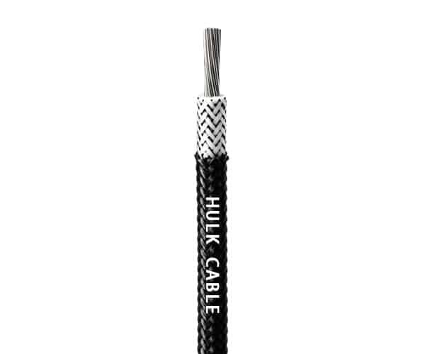 Glass-Fibre Braided Silicone High-Temperature Single-Core Cable up to 8/13.8 kV