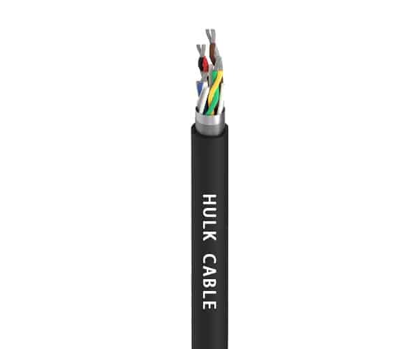 Shielded Halogen-Free Motor Connection Cable with Inner Sheath 0.6/1 kV